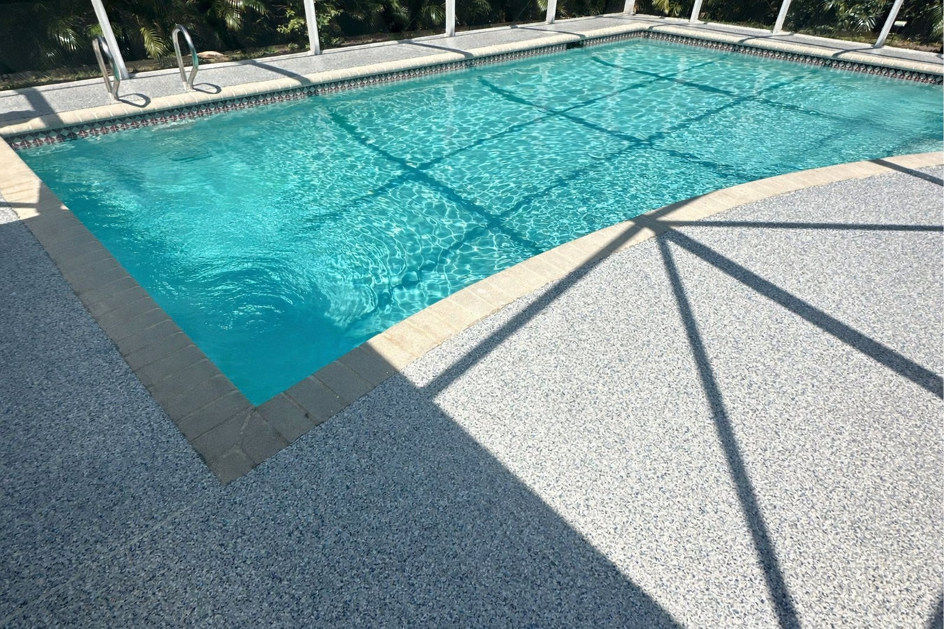 Concrete pool decks